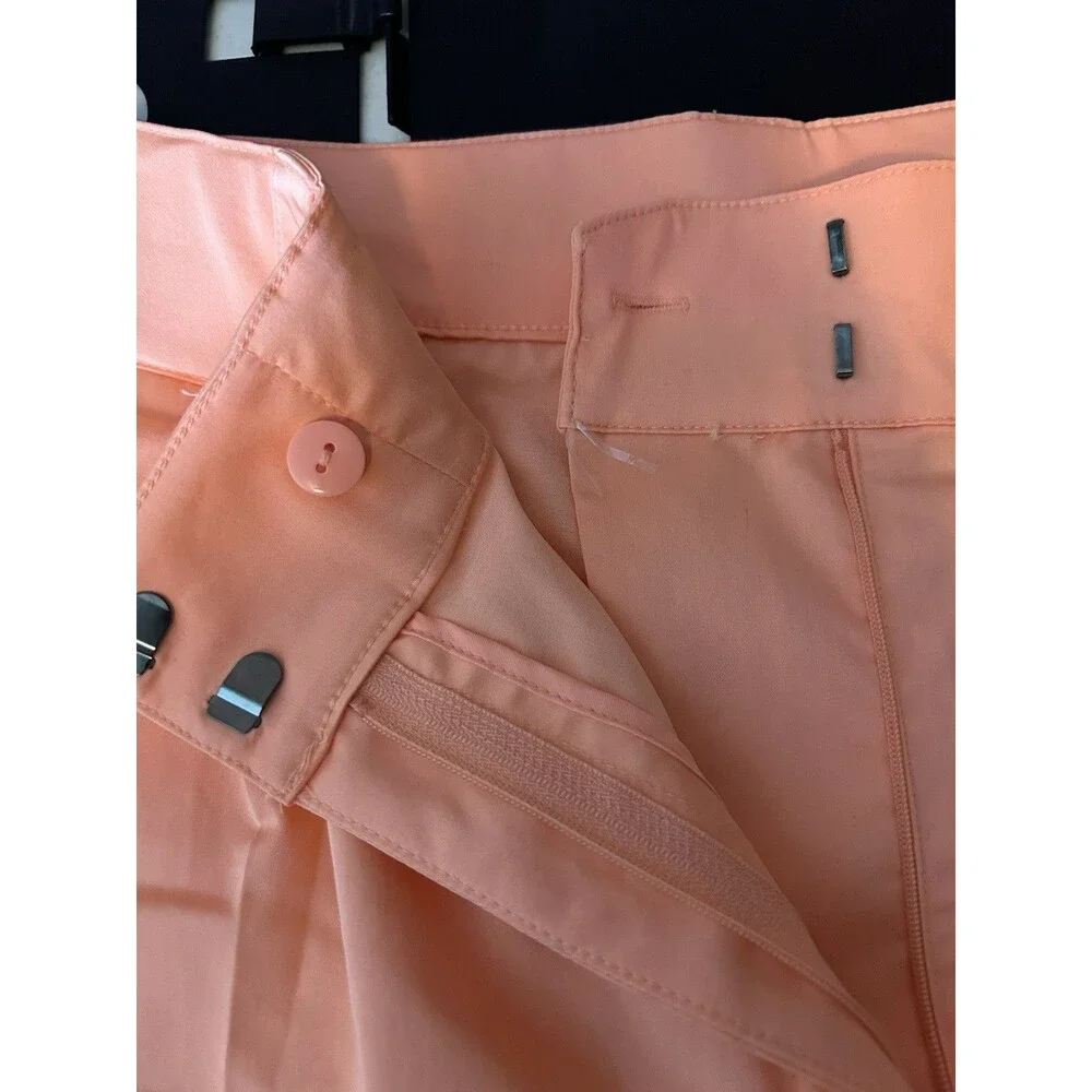 Lane Bryant The Chino Collection Short Womens Size 24 Mid Rise Coral Peach New - Picture 6 of 7
